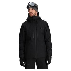 Outdoor Research Men's Black Waterproof Hooded Jacket